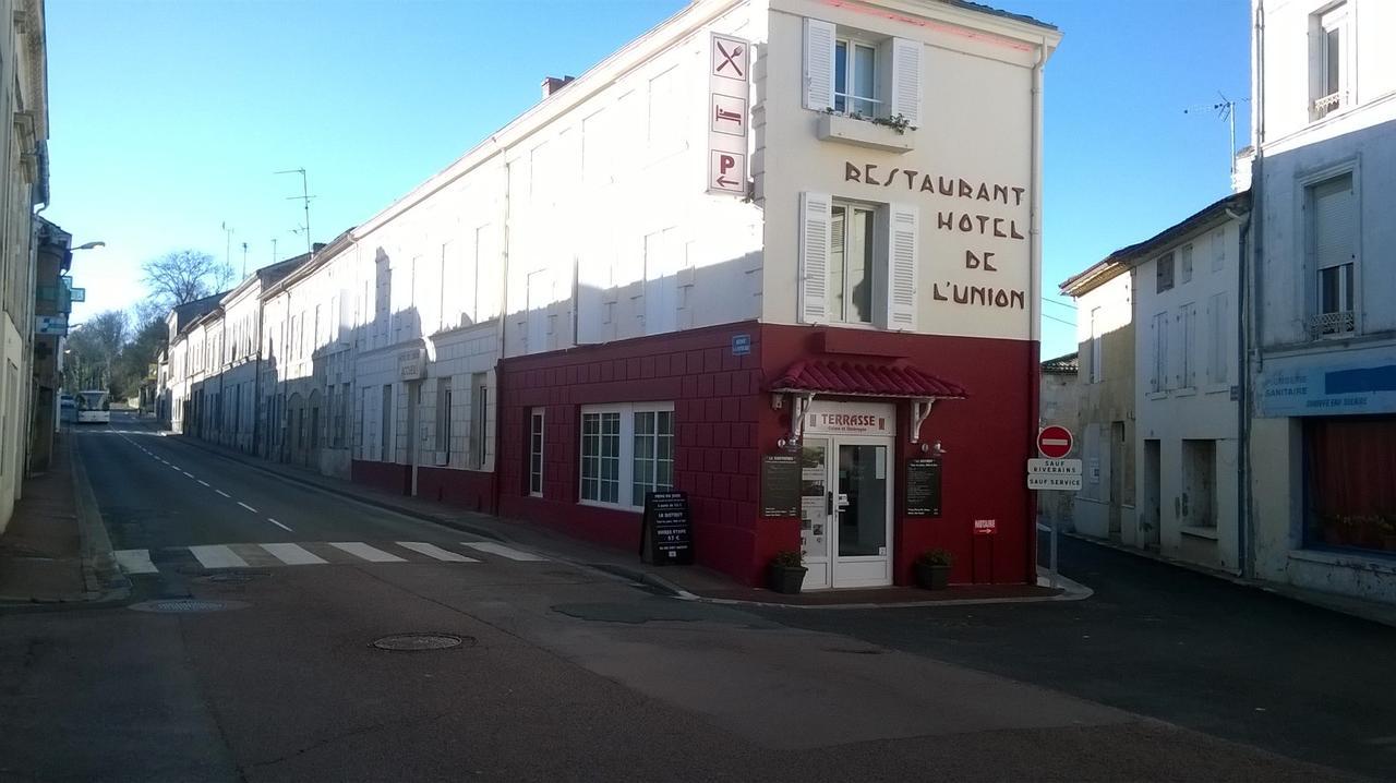 Hotel Restaurant De L'Union Mirambeau  Exterior photo